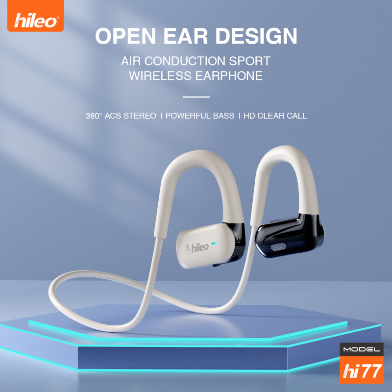 Open Ear Air Conduction Headphones - HiLeo Hi77 5.4 Открытая вешалка для