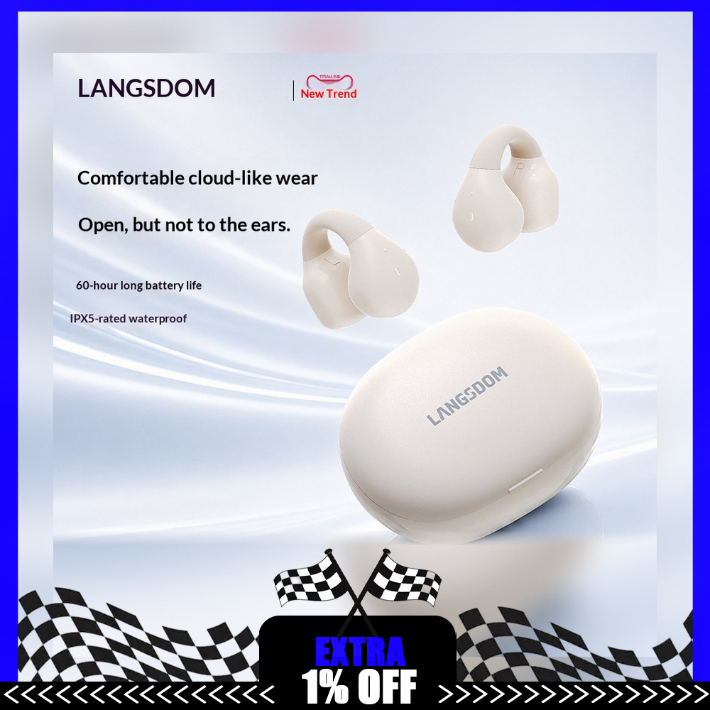 Bone Conduction Running Headphones - LANGSDOM TS03PRO – беспроводные Bluetooth-наушники с