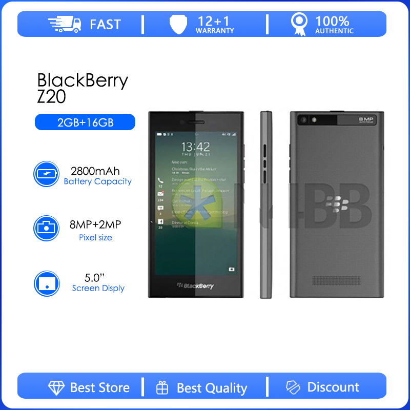 Cameras - Восстановленный Оригинальный двухъядерный телефон Blackberry Leap