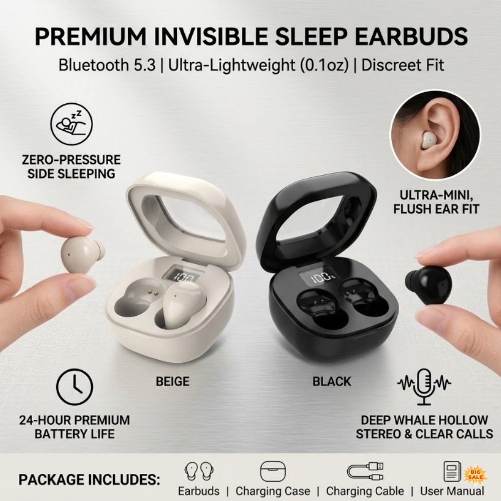 Tws Earbuds Bluetooth 5.3 - Ультракомпактные беспроводные TWS-наушники Bluetooth 5.3, невидимые