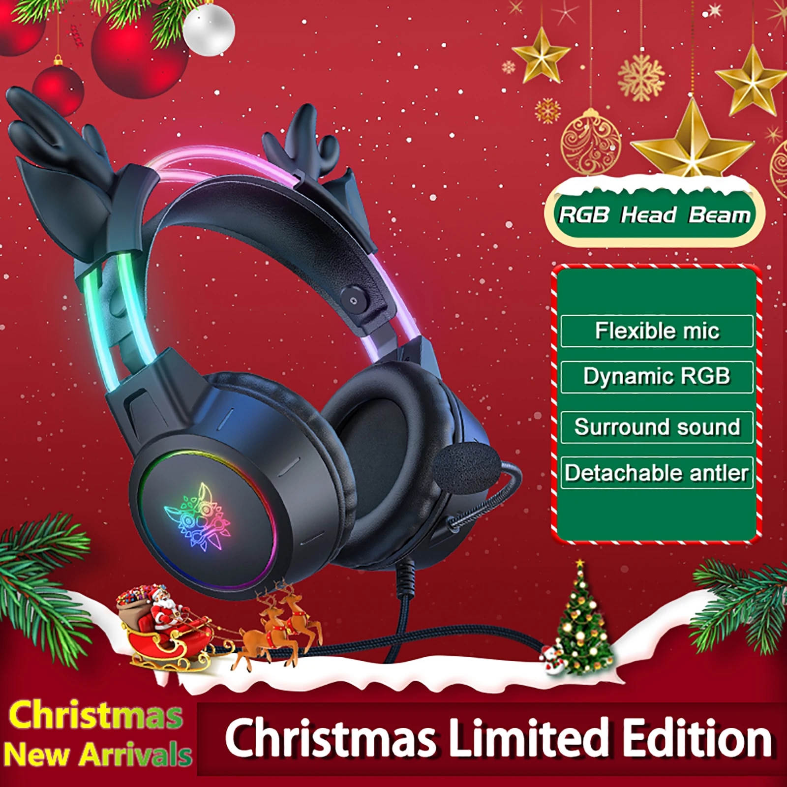 Gaming Headset With Mic Rgb - Игровая гарнитура ONIKUMA на 2024 год,