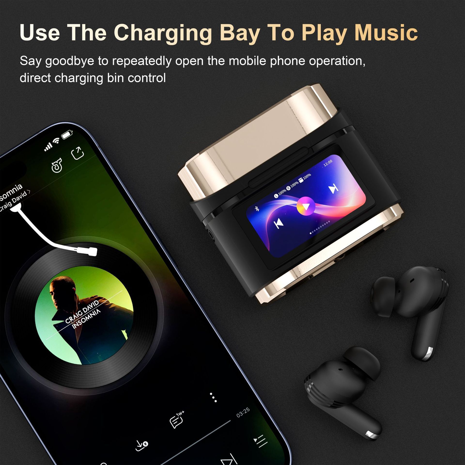 Anc Wireless Over Ear Headphones - Наушники-вкладыши Smart ANC с шумоподавлением TRANS