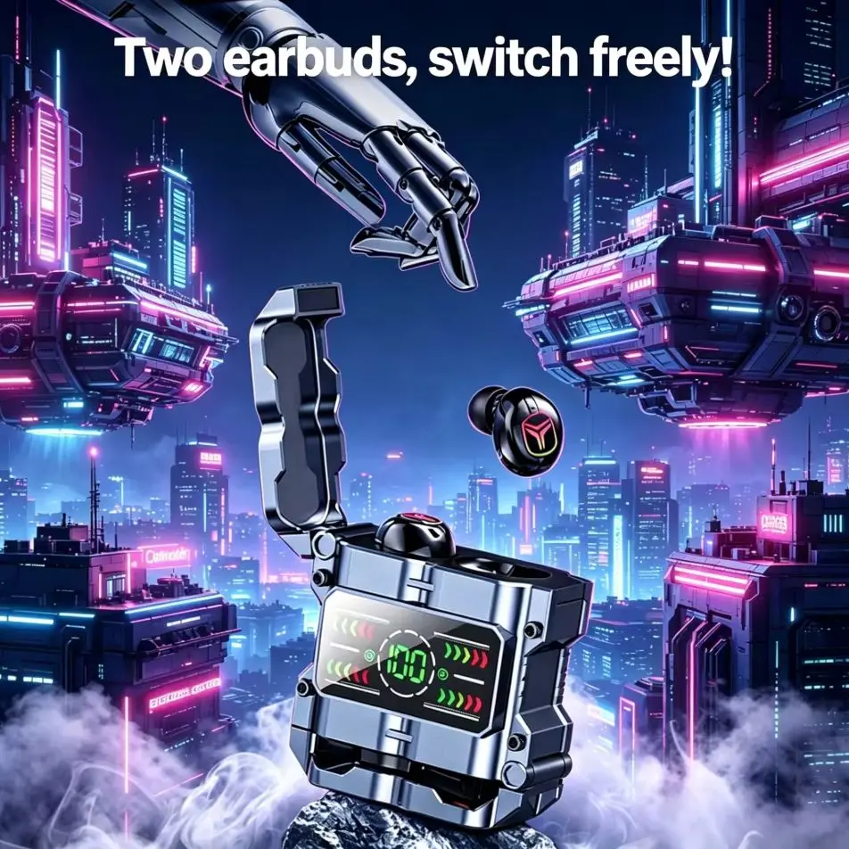 Gaming Headset With Mic Rgb - Игровые наушники Mecha TWS Bluetooth 5.3