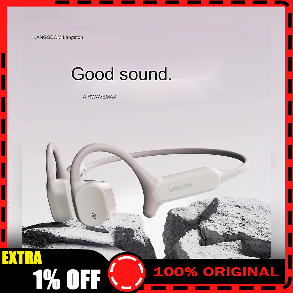 Bone Conduction Running Headphones - LANGSDOM AirWave Max – беспроводные Bluetooth-наушники