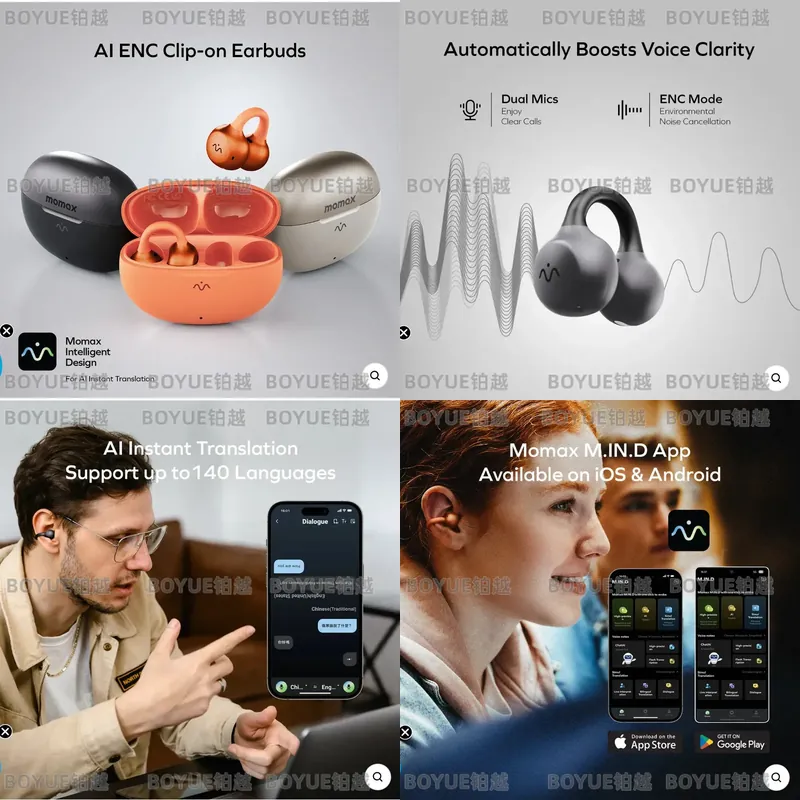 Беспроводные наушники Morris B – обзор и цена Open Ear Air Conduction Headphones