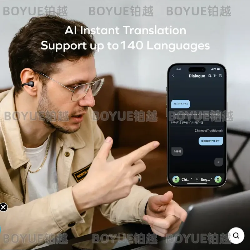 Беспроводные наушники Morris B – обзор и цена Open Ear Air Conduction Headphones