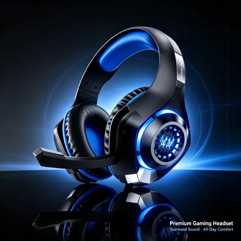Проводная игровая гарнитура с  – обзор и цена Gaming Headset With Mic Rgb