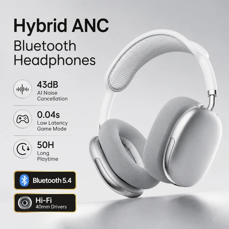 Беспроводные Bluetooth-наушник – обзор и цена Anc Wireless Over Ear Headphones