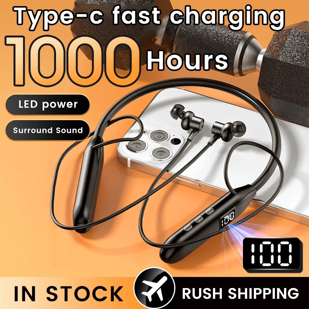Беспроводные наушники Olaf Blu – обзор и цена Magnetic Neckband Sports Earphones