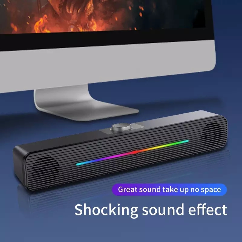 E-1407 Оптовая продажа RGB-кол – обзор и цена Rgb Computer Soundbar For Pc