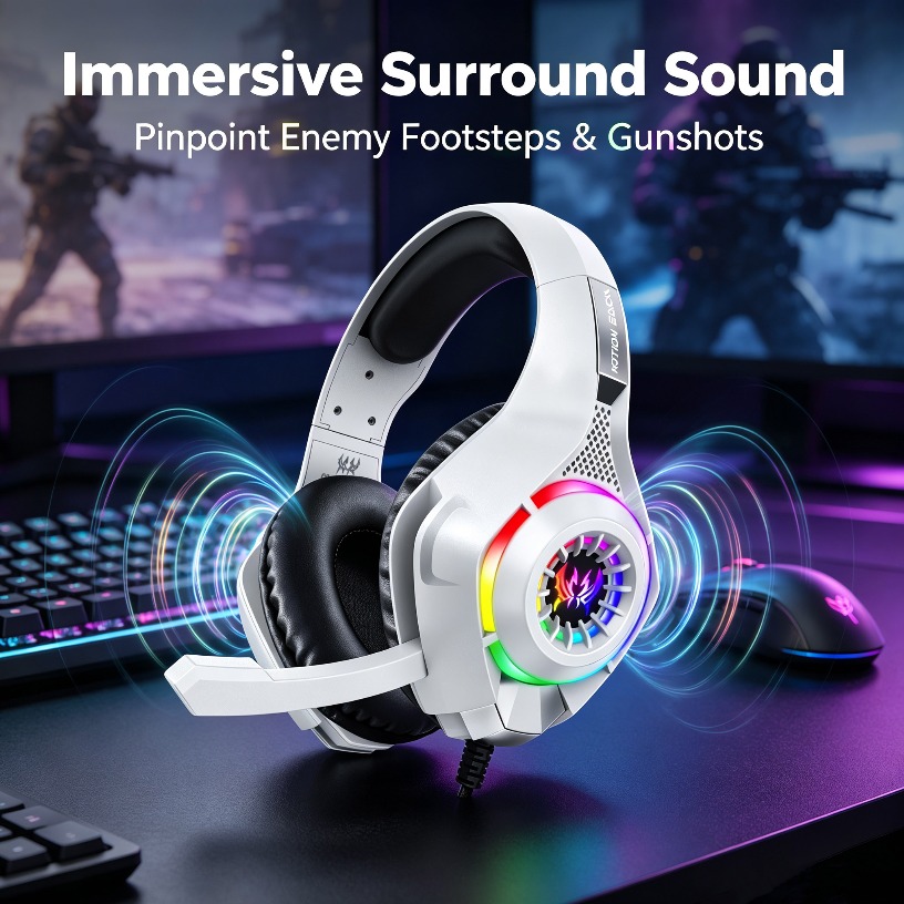 Проводные игровые наушники с м – обзор и цена Gaming Headset With Mic Rgb