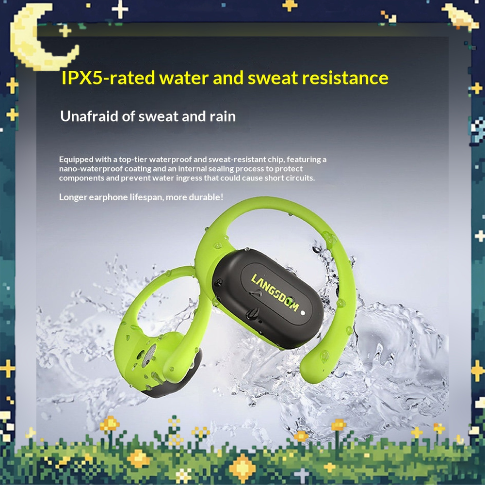 LANGSDOM TS17 – беспроводные B – обзор и цена Bone Conduction Running Headphones