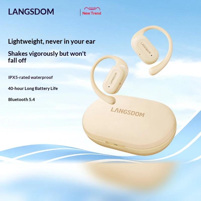 LANGSDOM TS17 – беспроводные B – обзор и цена Bone Conduction Running Headphones
