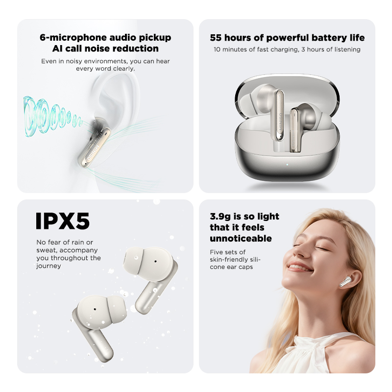 MINISO MS106 – беспроводные на – обзор и цена Headphones
