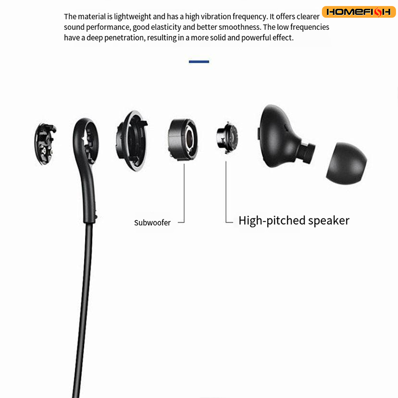 Наушники-вкладыши HOMEFISH USB – обзор и цена Type C Wired Earphones With Mic