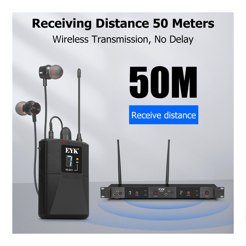 EYK IEM82 UHF Беспроводная сис – обзор и цена In Ear Monitors For Singers