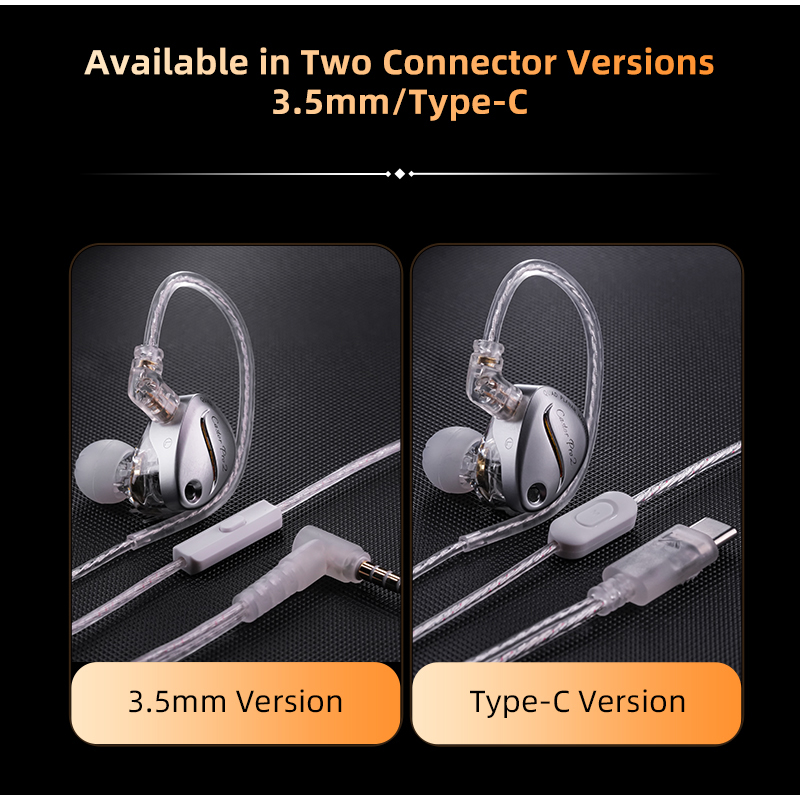 KZ Castor Pro 2 HiFi IEM – вну – обзор и цена Type C Wired Earphones With Mic