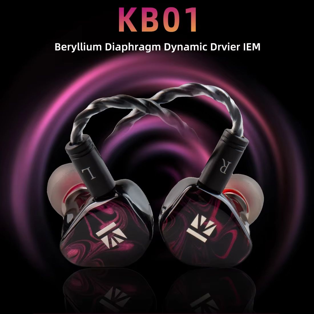 KBEAR KB01 Проводные наушники  – обзор и цена In Ear Monitors For Singers