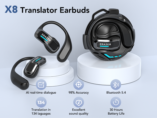 ERAZER X8: беспроводные наушни – обзор и цена Headphones