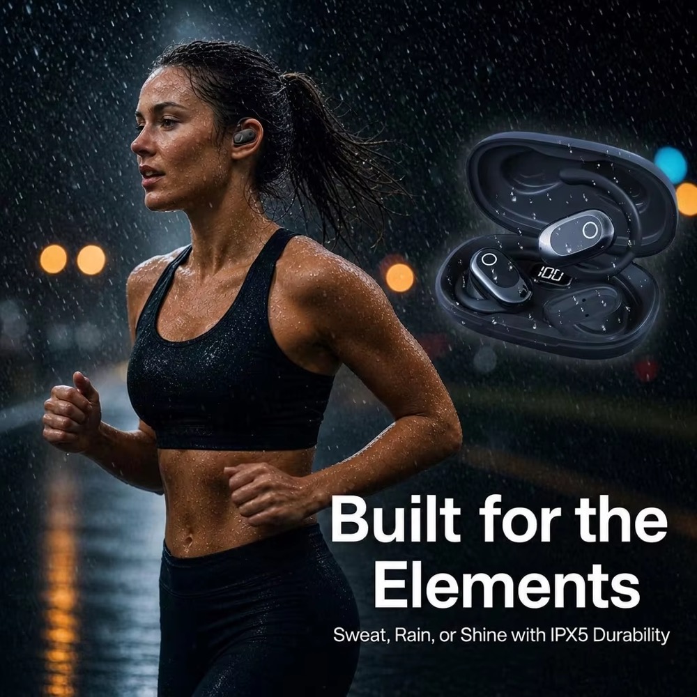 Наушники с открытым ухом и бес – обзор и цена Bone Conduction Running Headphones