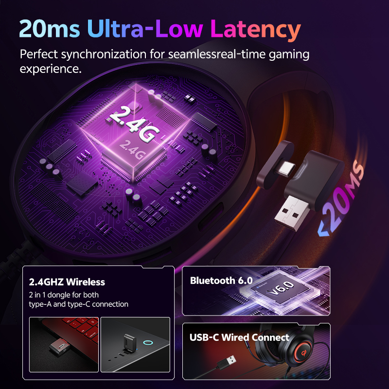 Игровая гарнитура QCY Heroad V – обзор и цена Gaming Headset With Mic Rgb