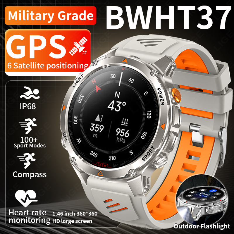 LIGE прочные GPS трековые умны – обзор и цена Smartwatches