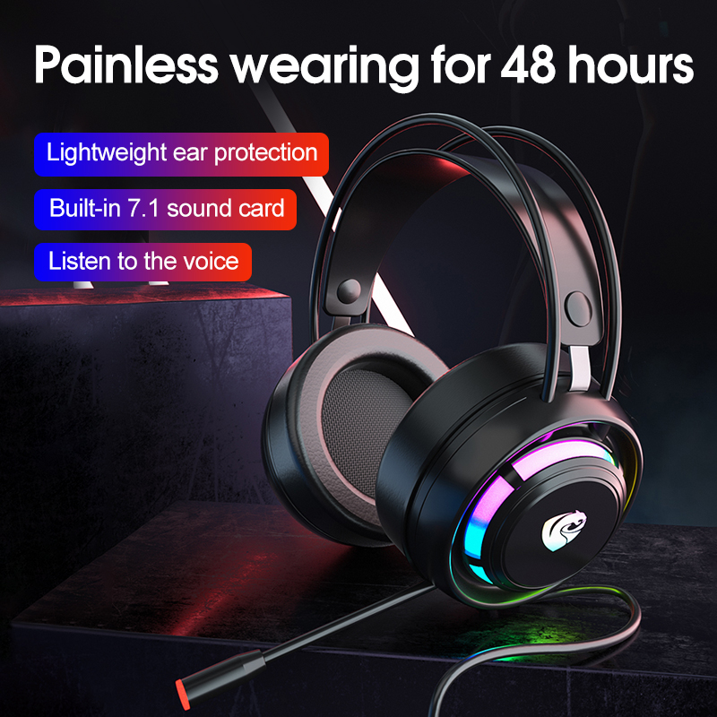 Игровая гарнитура PSH-300 с об – обзор и цена Gaming Headset With Mic Rgb