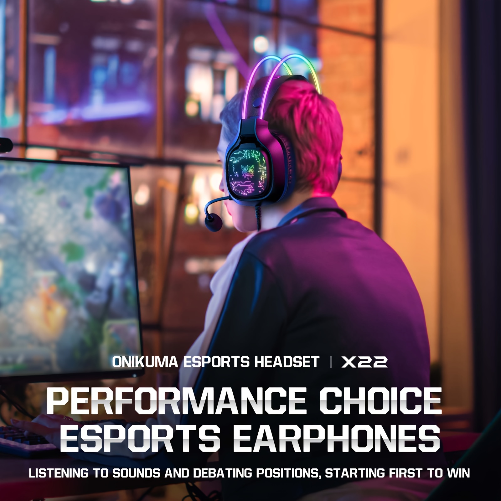 Игровая проводная гарнитура ON – обзор и цена Gaming Headset With Mic Rgb