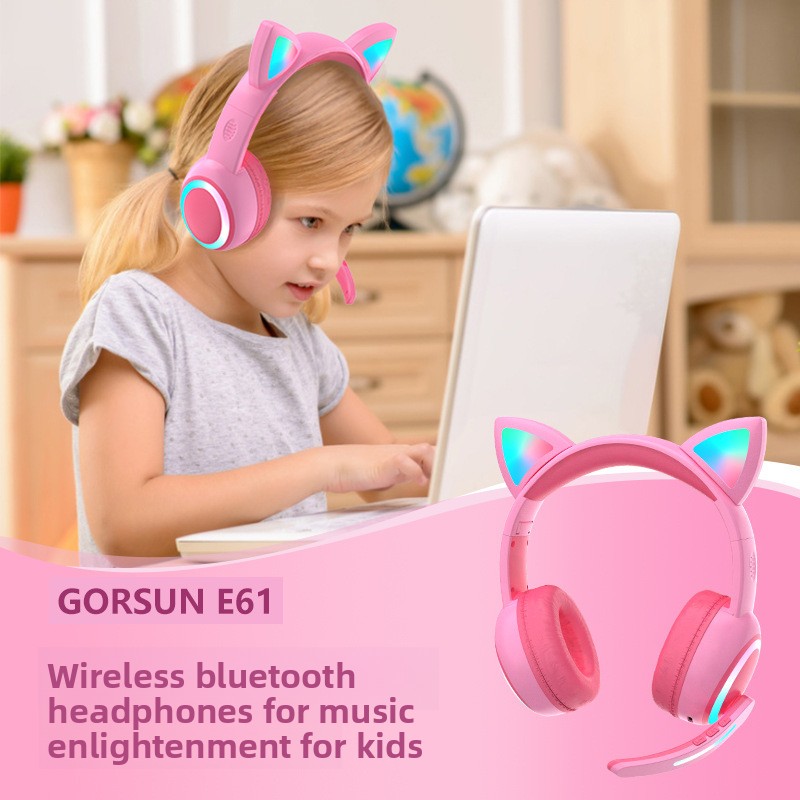 Беспроводные наушники с Blueto – обзор и цена Cat Ear Bluetooth Headset Led