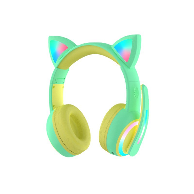 Беспроводные наушники с Blueto – обзор и цена Cat Ear Bluetooth Headset Led