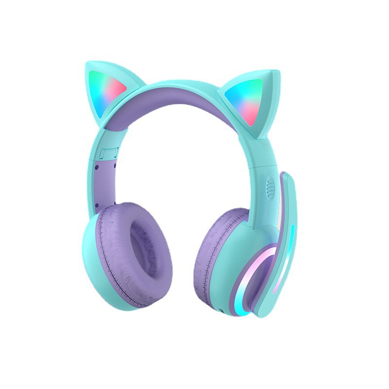 Беспроводные наушники с Blueto – обзор и цена Cat Ear Bluetooth Headset Led