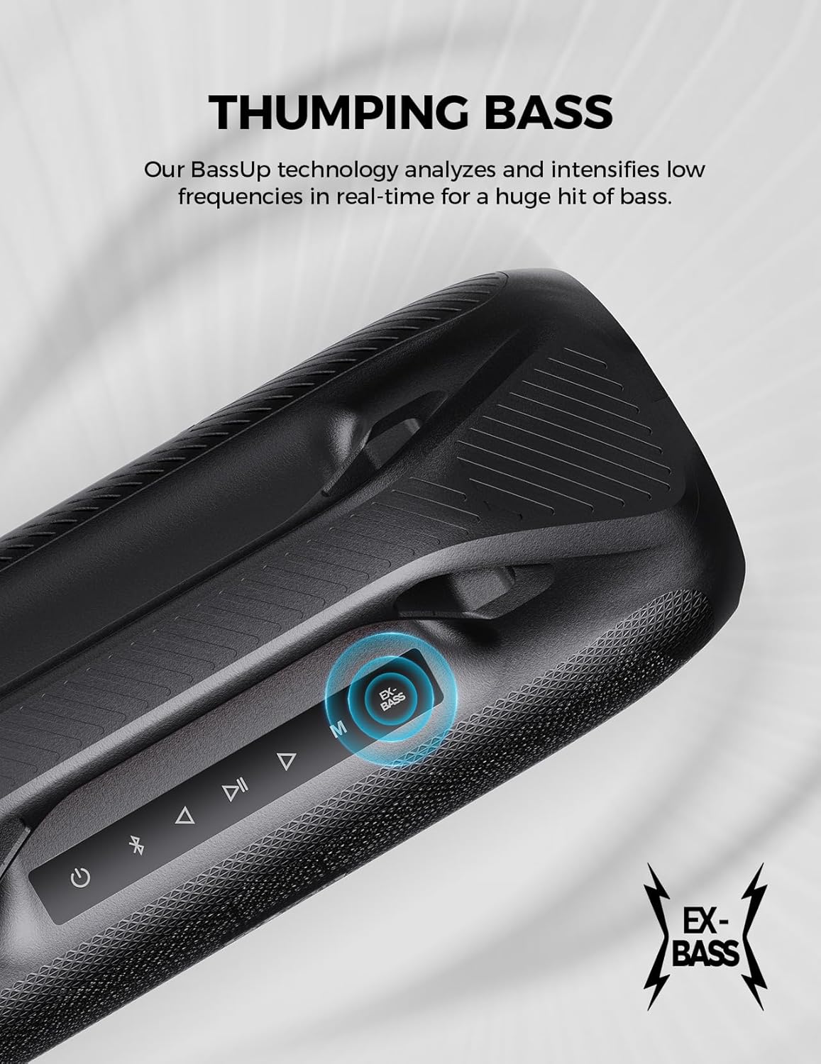 Портативный 100 Вт для Bluetoo – обзор и цена Portable Bluetooth Speaker Waterproof Ipx7