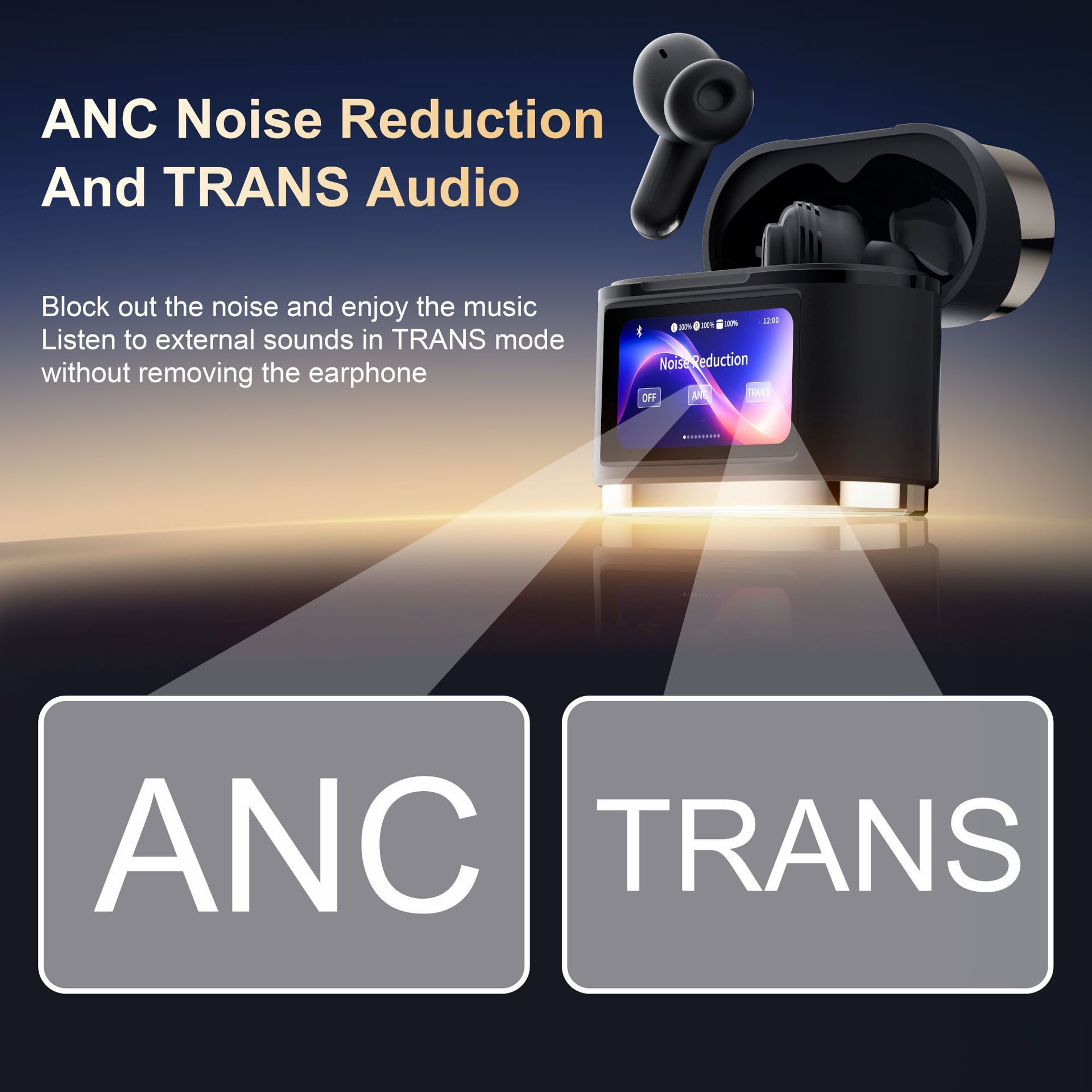 Наушники-вкладыши Smart ANC с  – обзор и цена Anc Wireless Over Ear Headphones