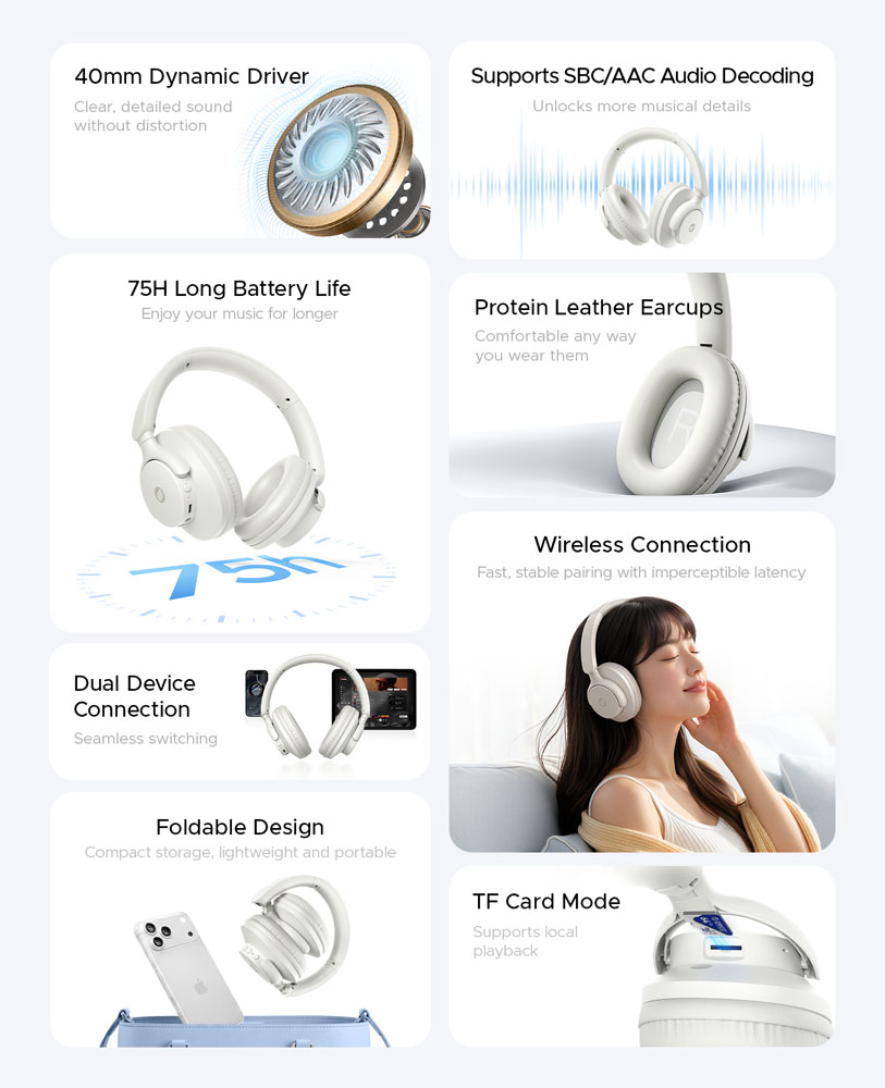 Беспроводные Bluetooth-наушник – обзор и цена Anc Wireless Over Ear Headphones