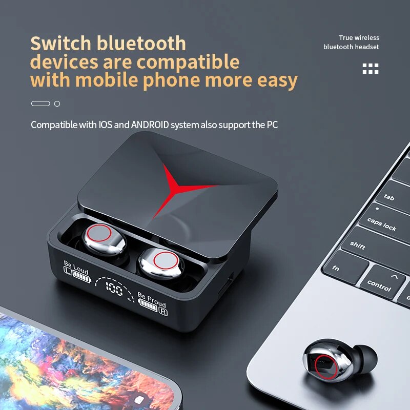 Беспроводные наушники M90 TWS  – обзор и цена Tws Earbuds Bluetooth 5.3