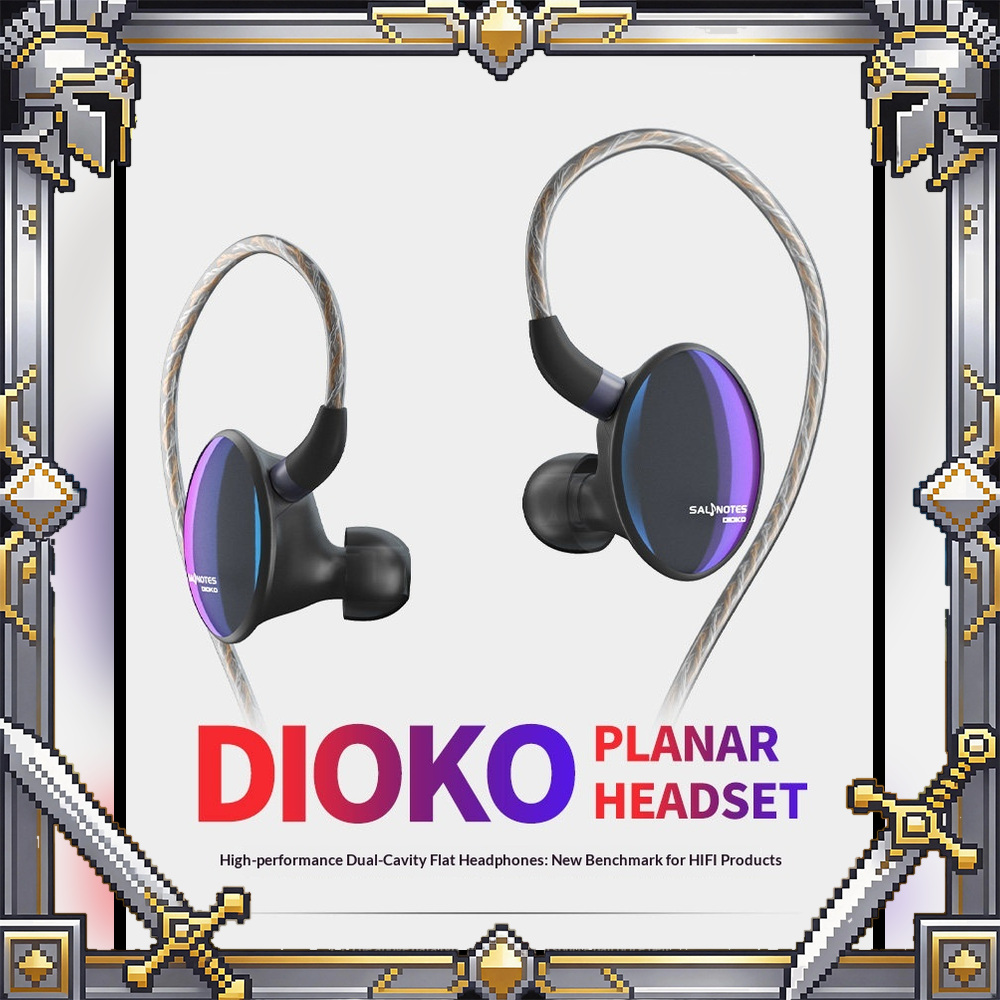 7Hz x Crinacle Dioko Планарно- – обзор и цена Planar Magnetic Iem Earphones