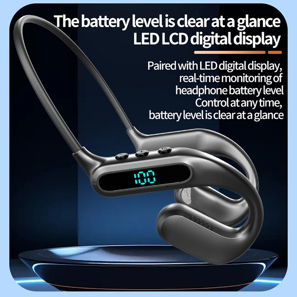 Беспроводные наушники KEBIDUME – обзор и цена Open Ear Air Conduction Headphones