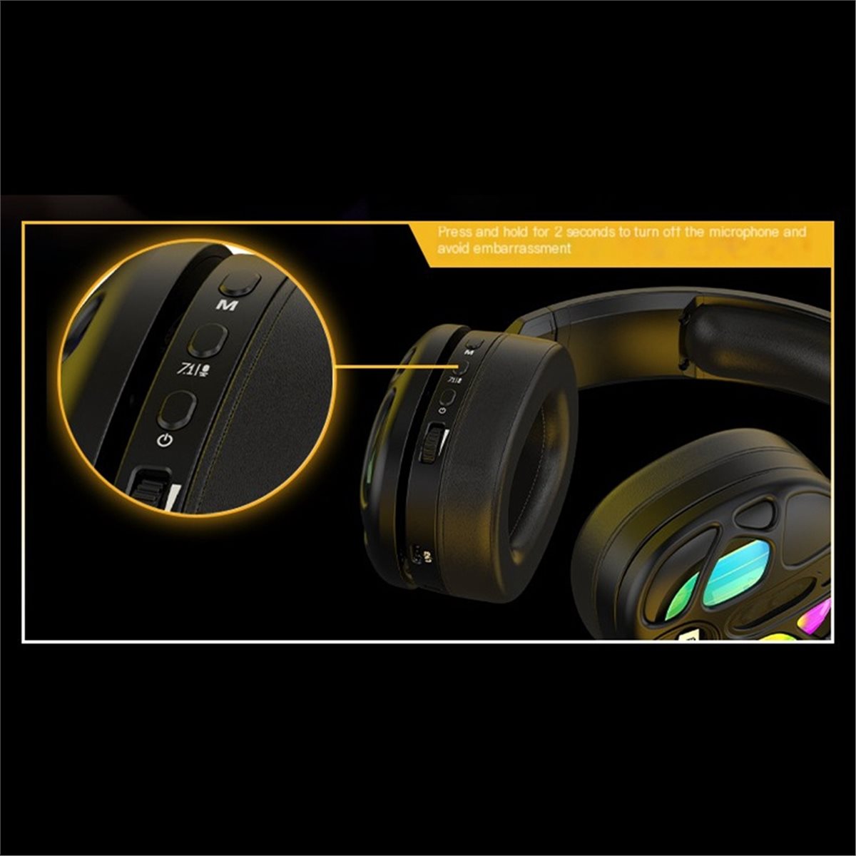 ■ ★ Новинка: Модная игровая га – обзор и цена Gaming Headset With Mic Rgb